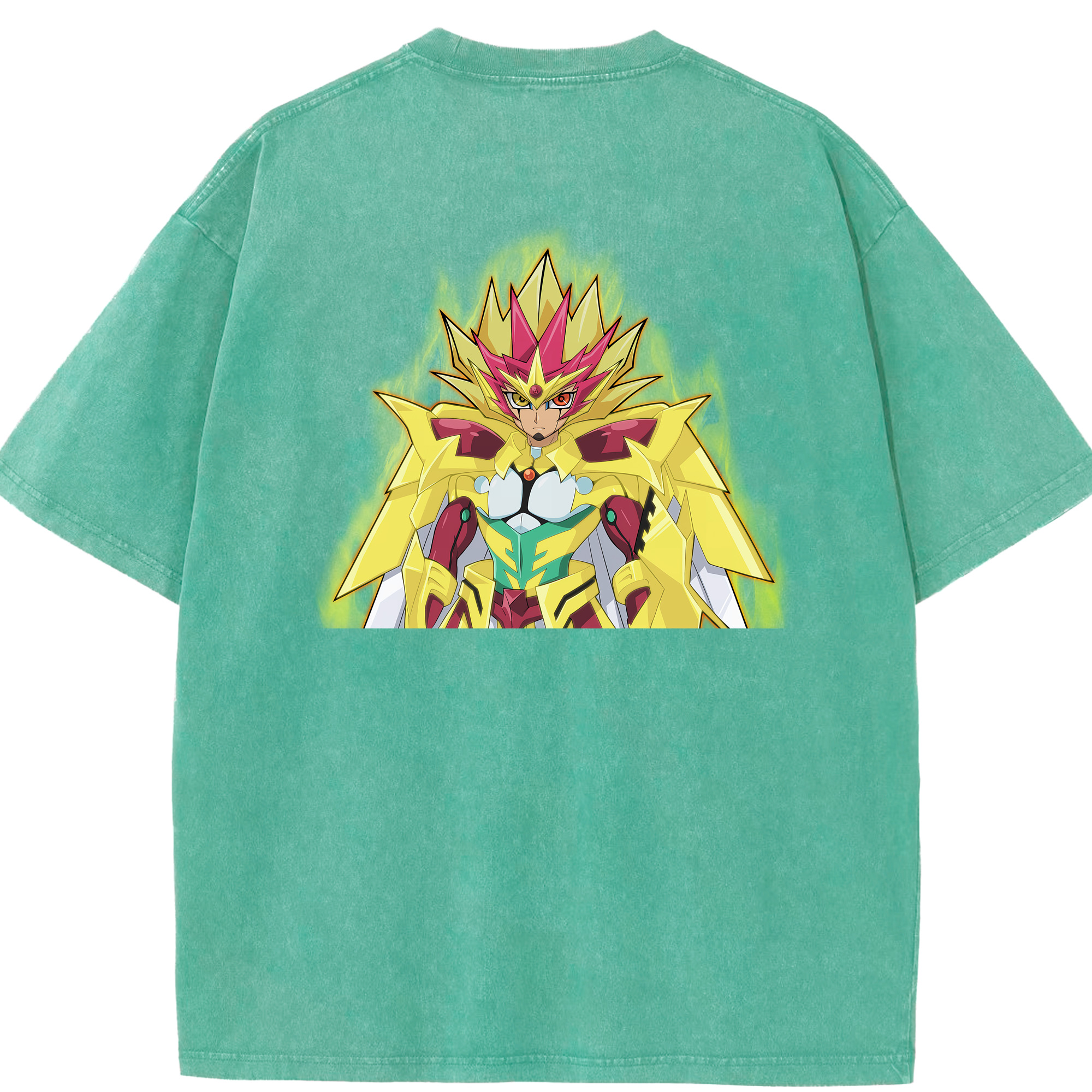 （画像用） 遊☆戯☆王 Yu-Gi-Oh! 綿100% ヴィンテージ風 半袖Tシャツ（背面プリント）